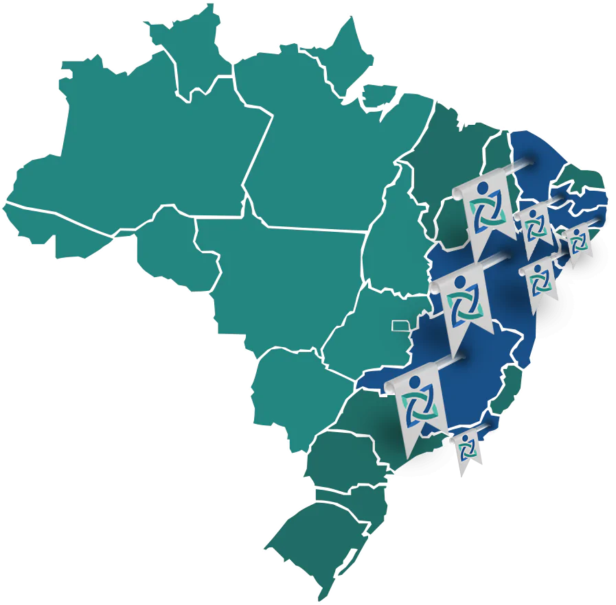 Mapa de atuação Bantal